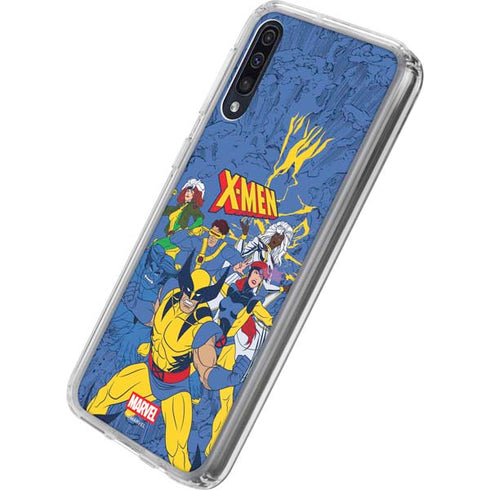 Marvel X-Men Team Galaxy A50 Clear Case